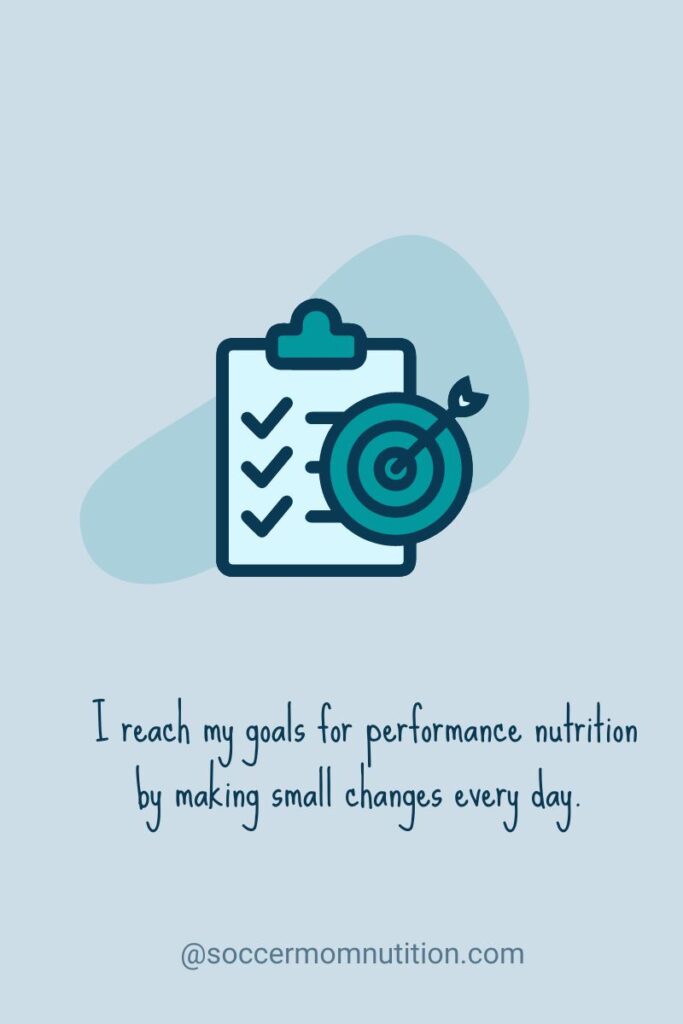positive affirmations for athletes-nutrition focused
