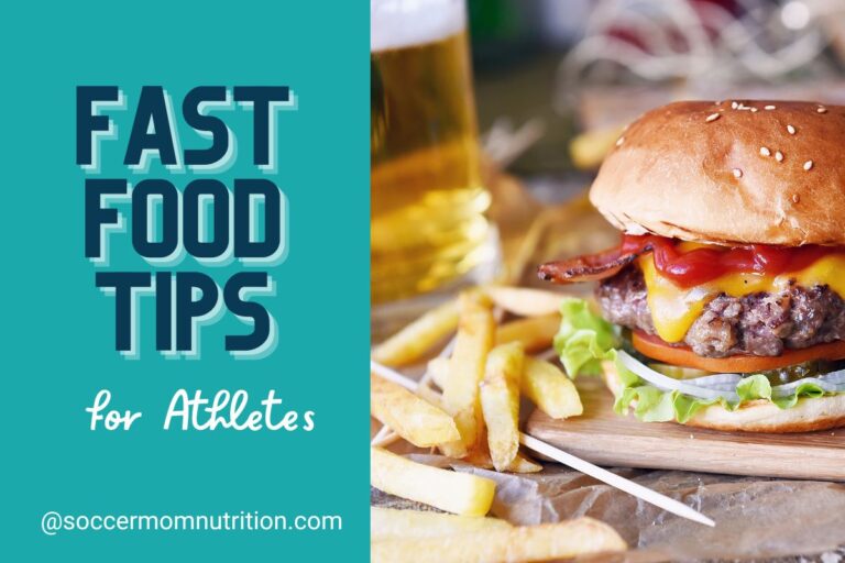 Fast Food Tips for Athletes