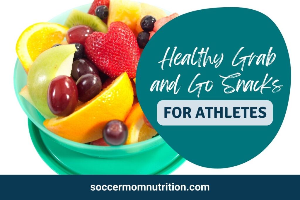 grab and go snacks, snacks for athletes on the go