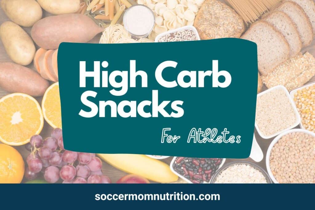 high carb snacks for athletes