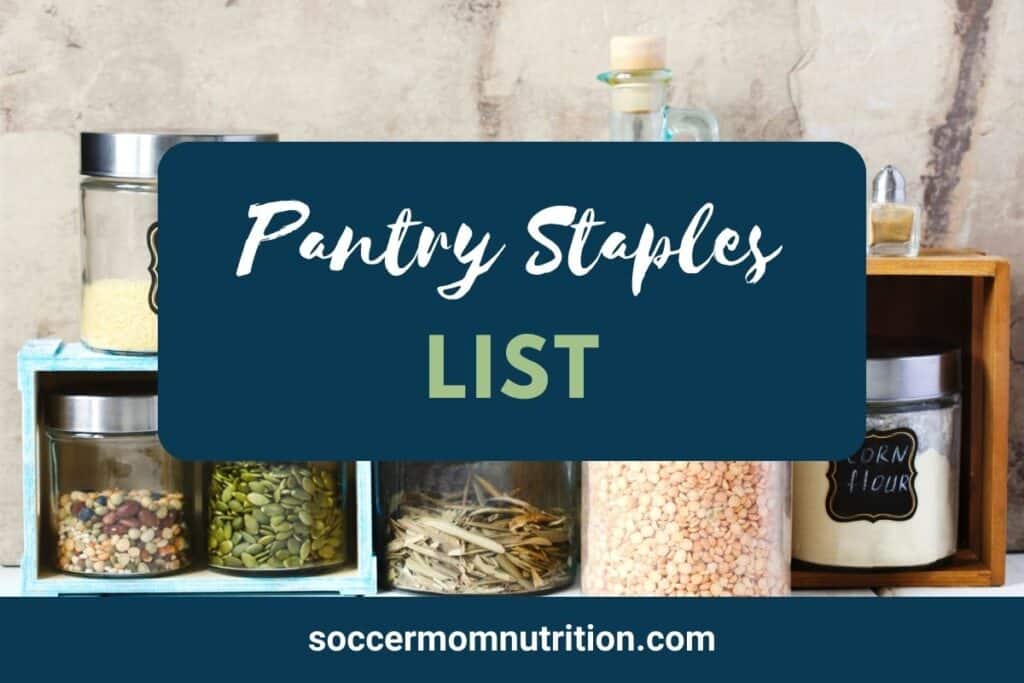 pantry staples list pdf