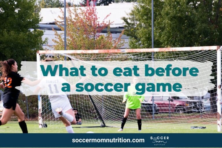 What to Eat Before a Soccer Game [Ultimate Meals and Snacks Timing Guide]