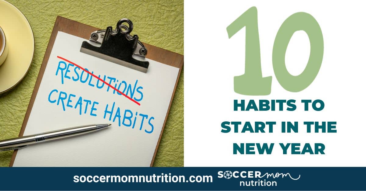 Habits to Start in the New Year for Better Sports Performance