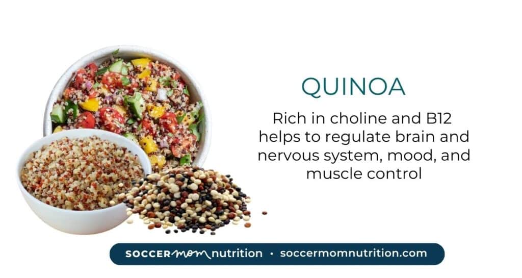 quinoa a best foods for soccer players